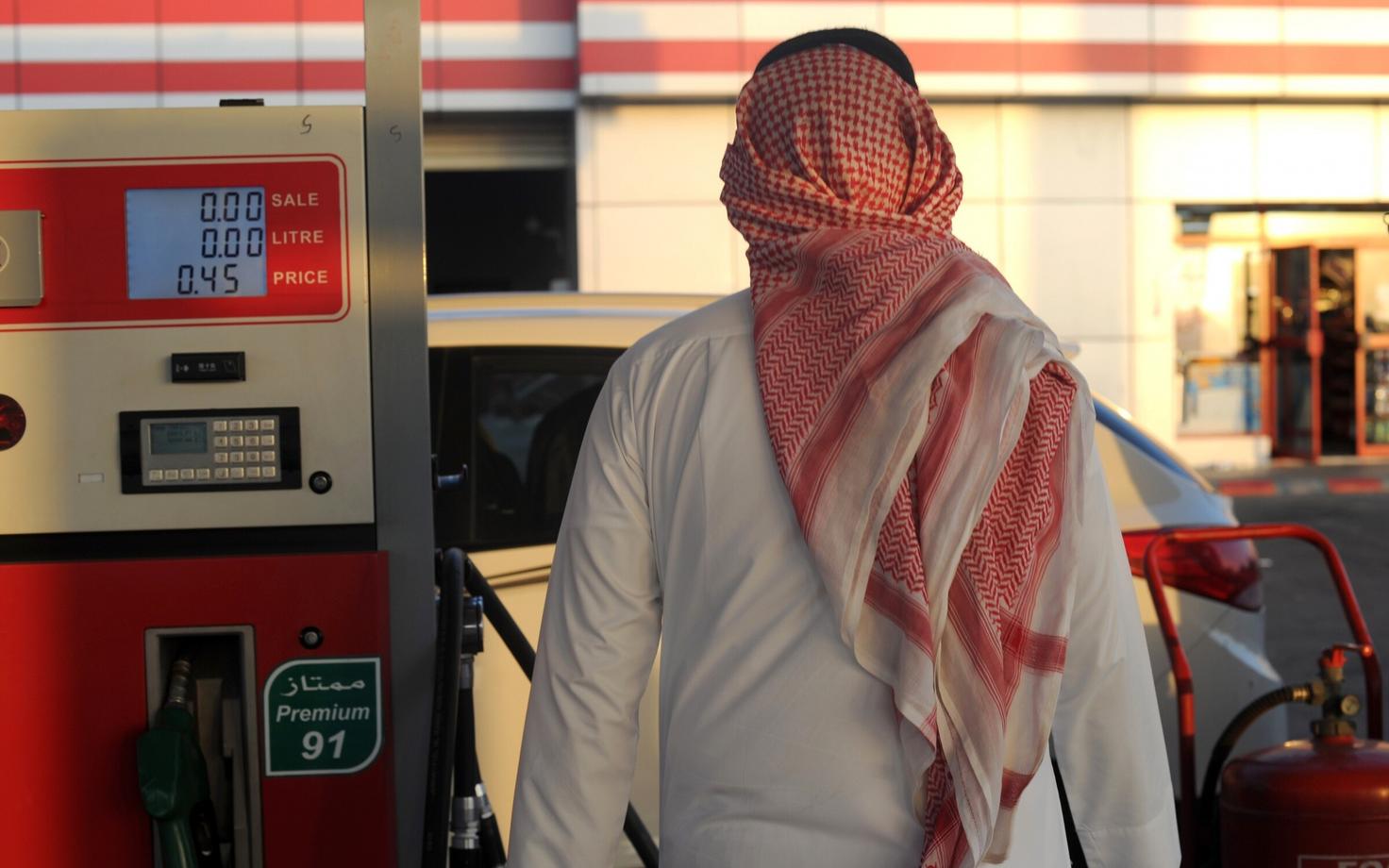 Saudi Araabia mees bensiinijaamas.