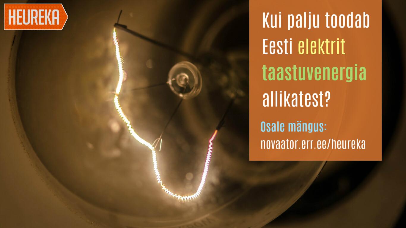 Kui palju toodab Eesti taastuvenergiast elektrit?