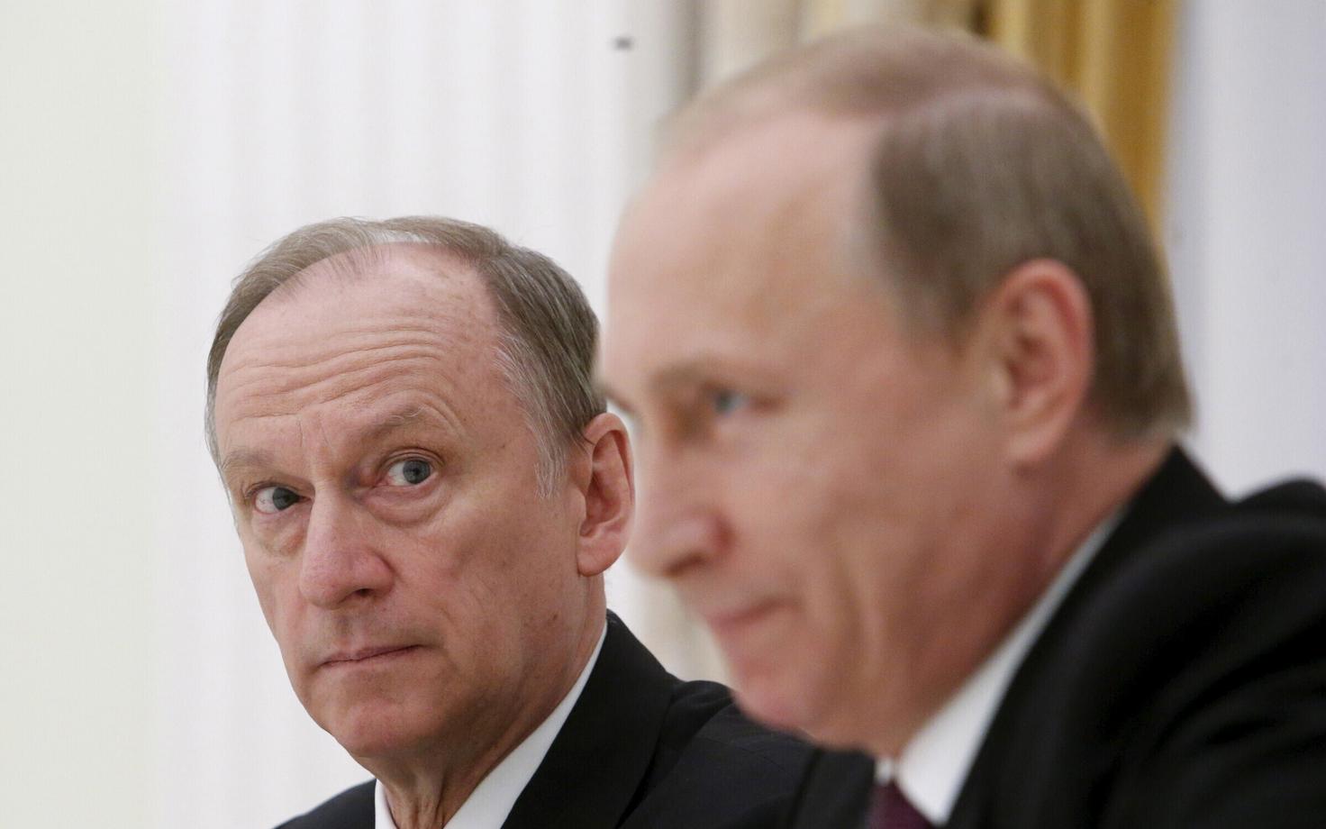 Nikolai Patrušev (vasakul) ja Vladimir Putin.