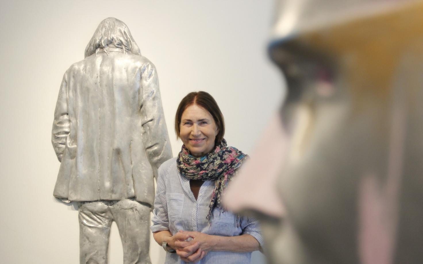 Mare Mikof möödunud aasta suurel ülevaatenäitusel.