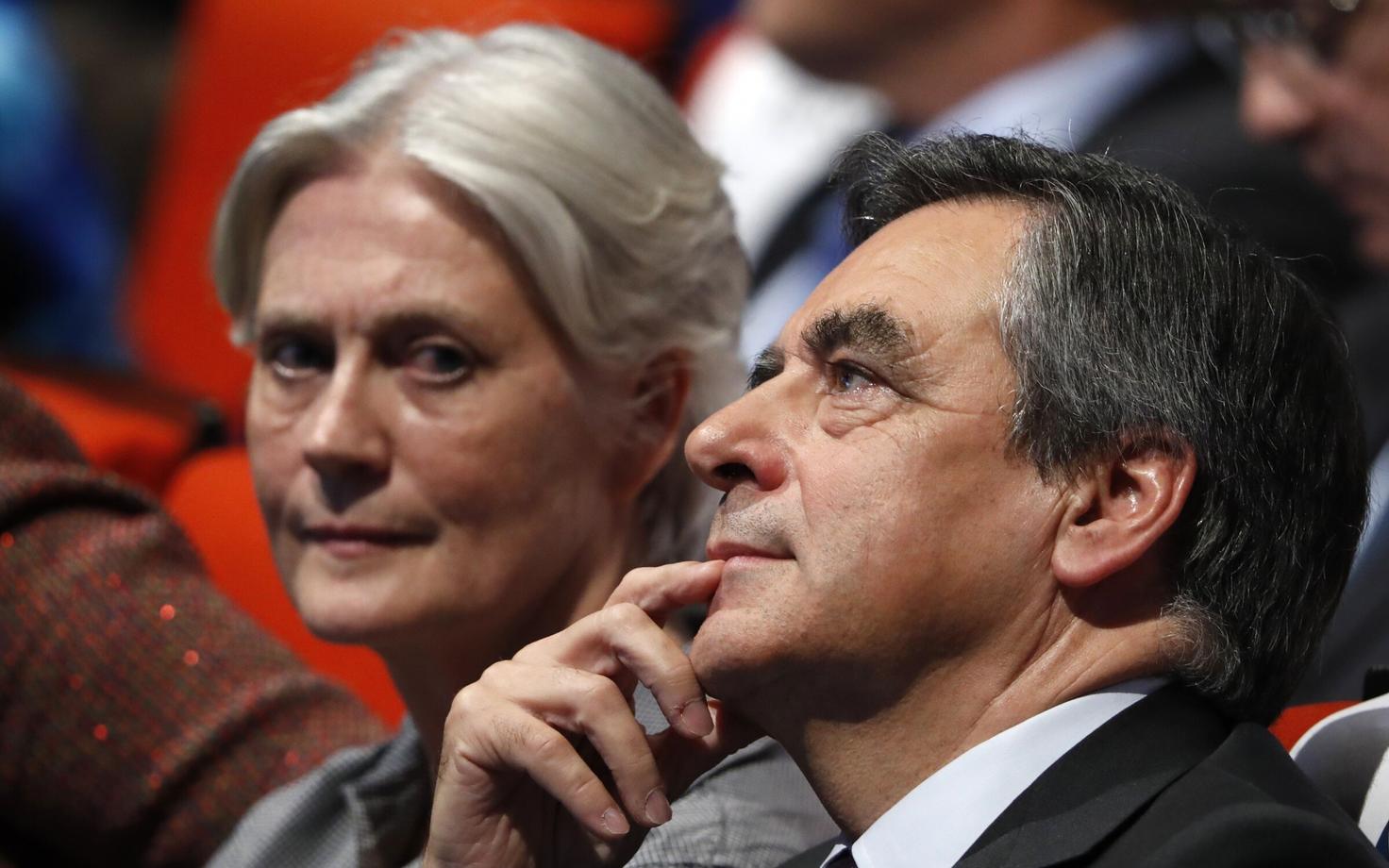 Francois ja Penelope Fillon.