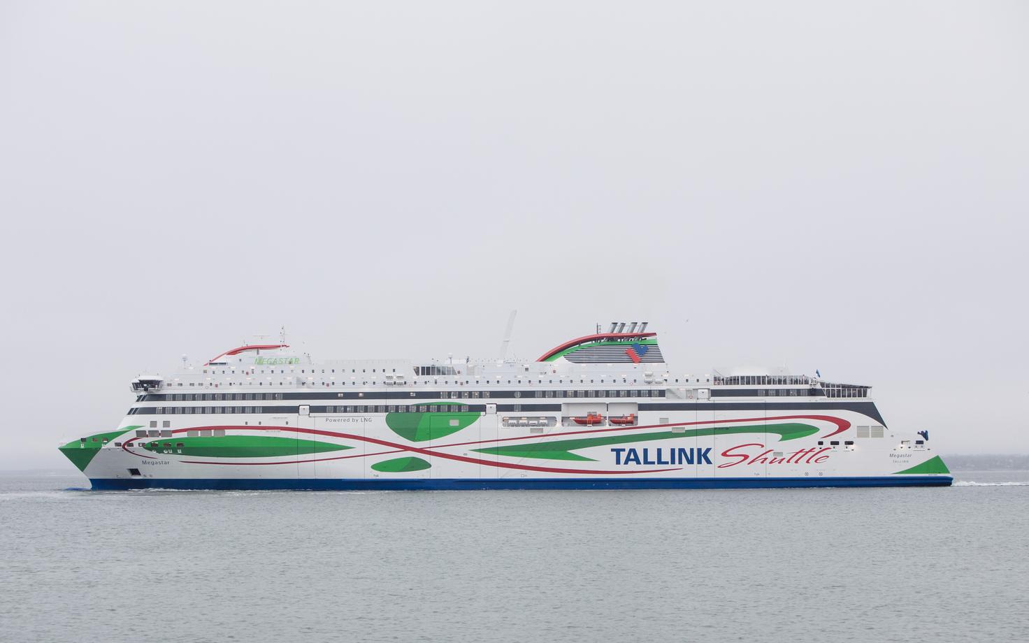 Tallinki uusima laeva Megastari esimene graafikujärgne väljumine Tallinnast 29. jaanuaril.