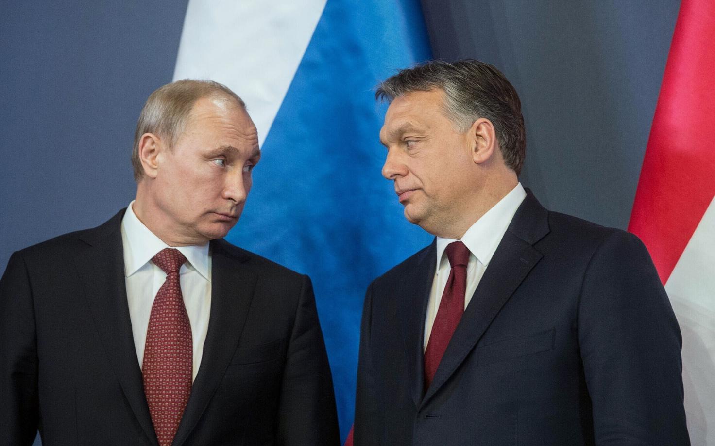 Viktor Orban ja Vladimir Putin.
