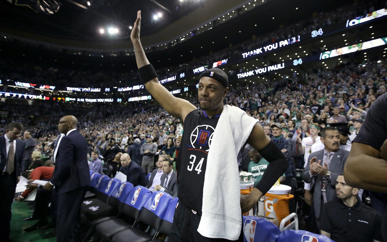 Paul Pierce jättis Celticsi fännidega hüvasti.