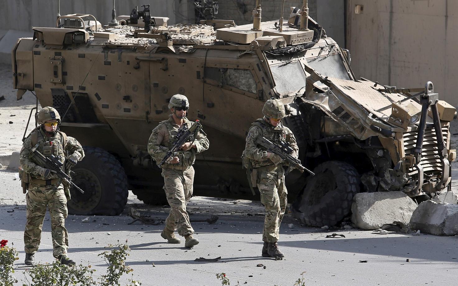 NATO sõdurid Afganistani pealinnas Kabulis 2015. aasta oktoobris.