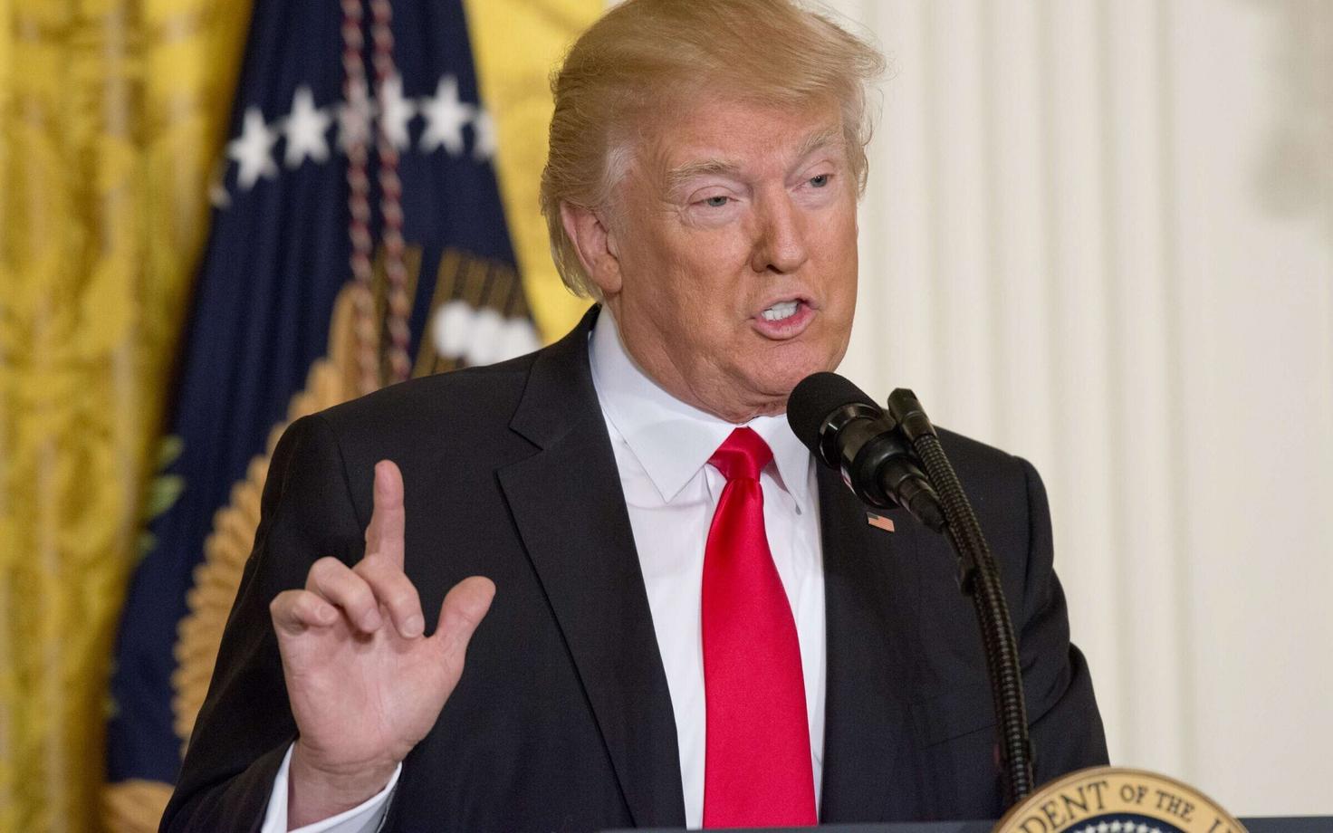 USA president Donald Trump.