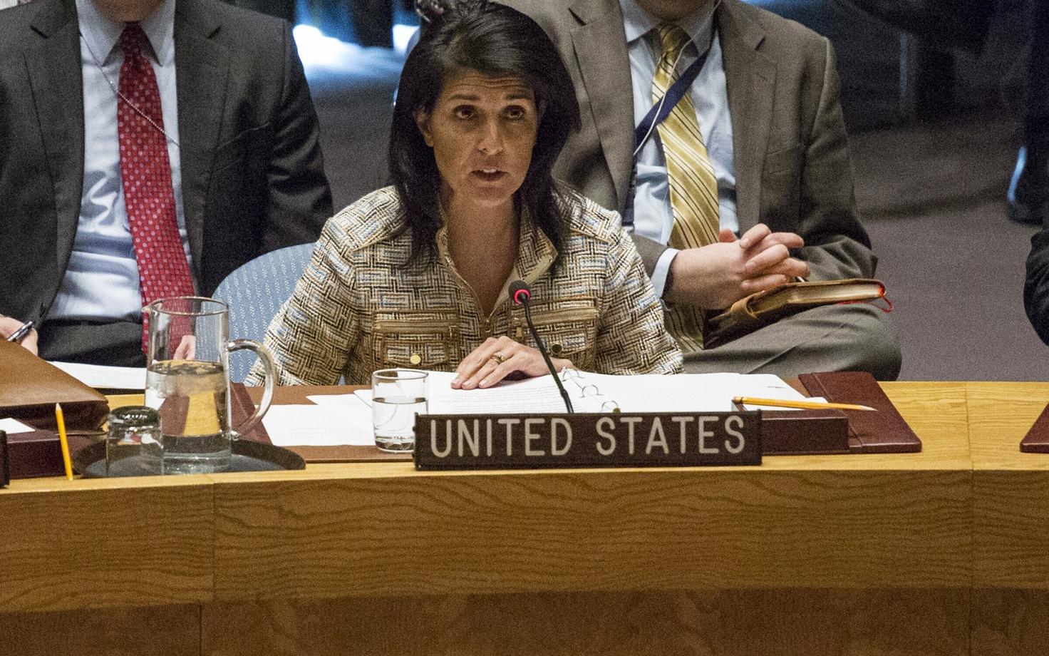 USA suursaadik ÜRO juures Nikki Haley.