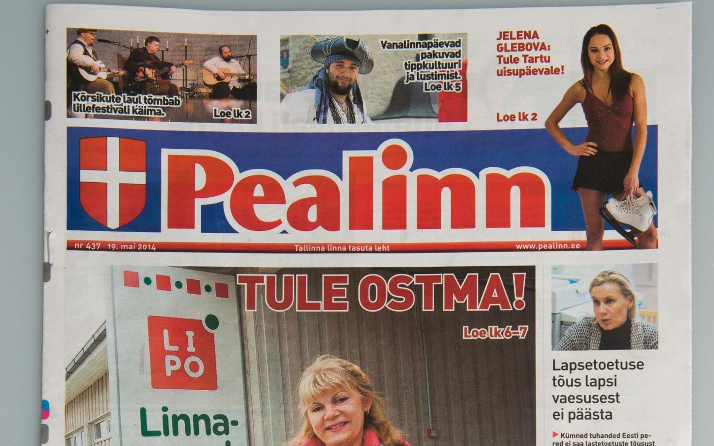 Ajalehte Pealinn levitab Tallinn ka mujal Eestis.