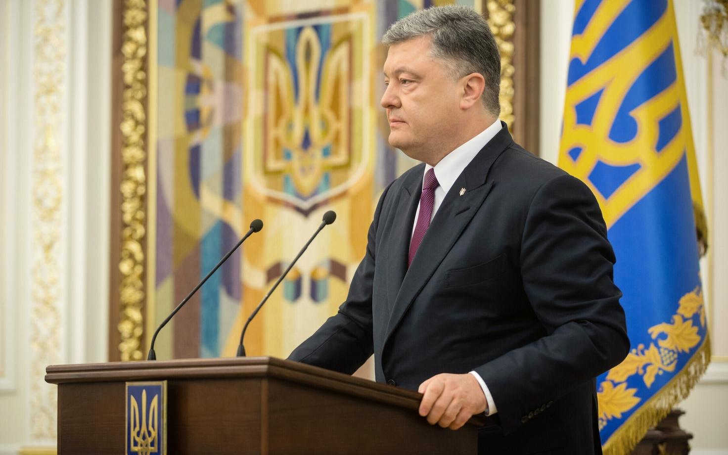 Ukraina president Petro Porošenko.
