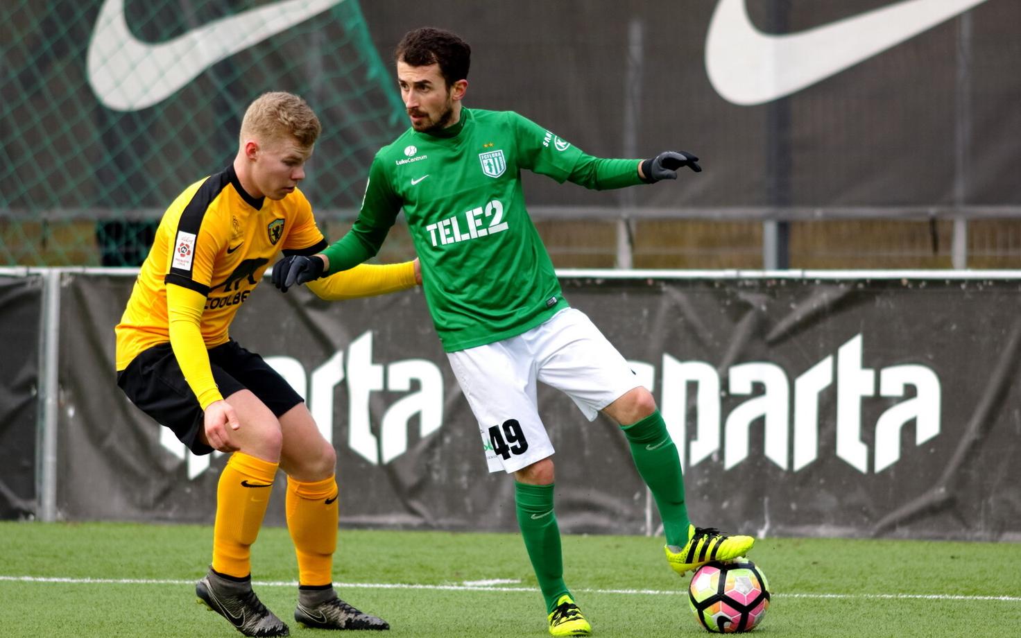 FC Flora - Pärnu Vaprus / Zakaria Beglarashvili