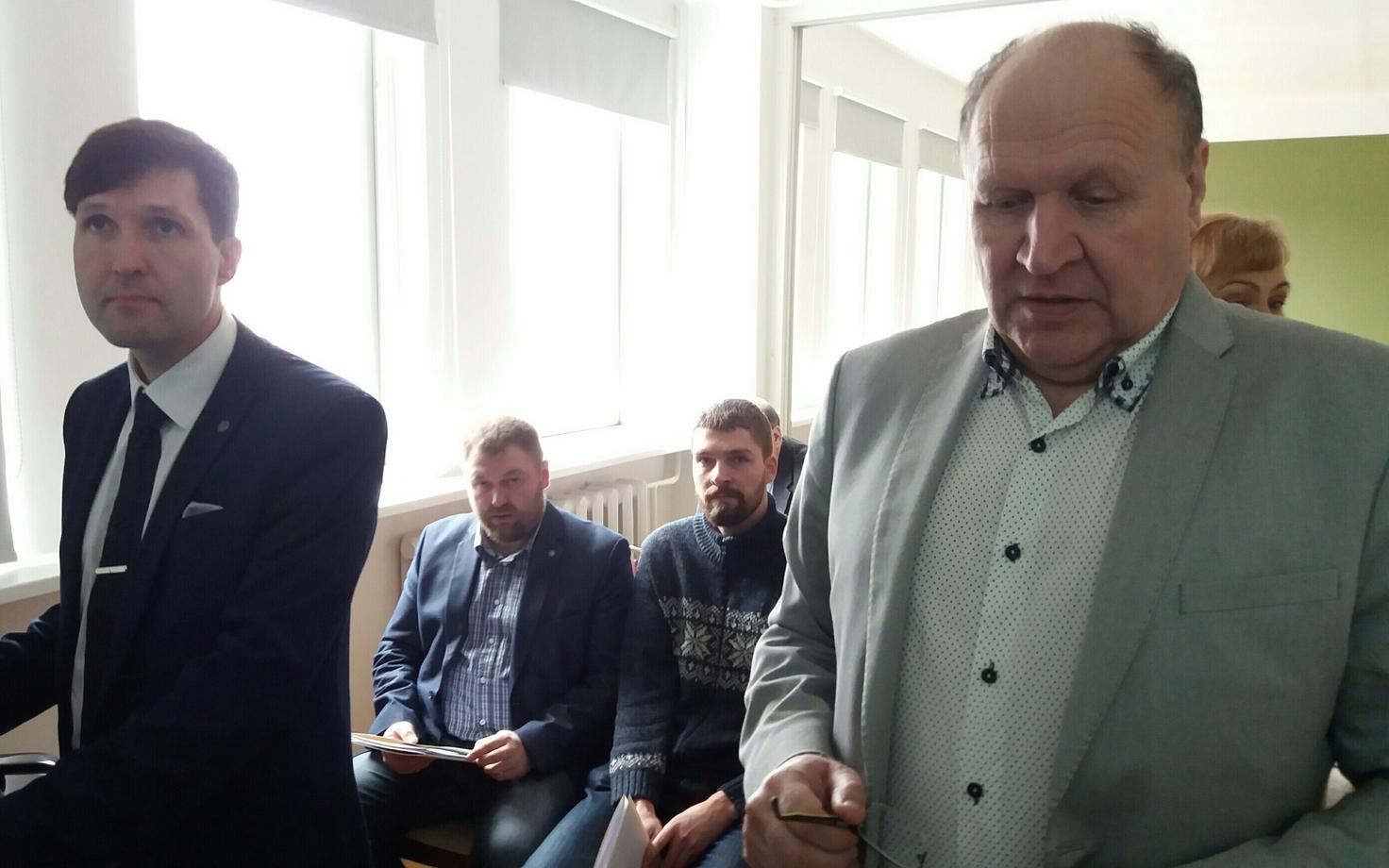 Кандидат в мэры Таллинна Мартин Хельме и кандидат в мэры Пярну Март Хельме.