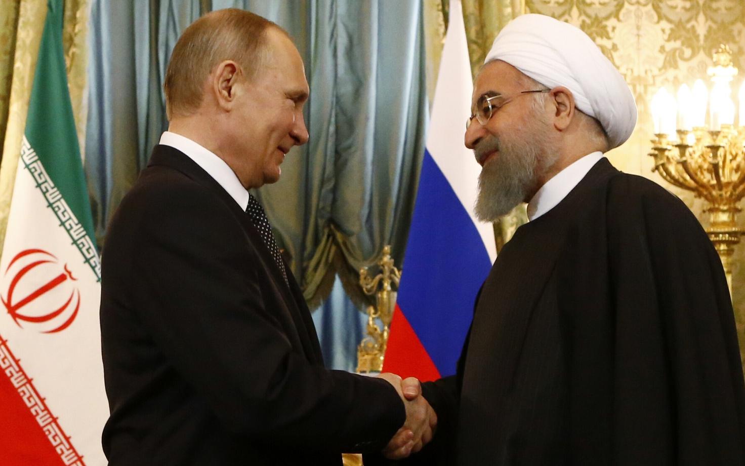 Vladimir Putin ja Hassan Rouhani teisipäeval Moskvas.