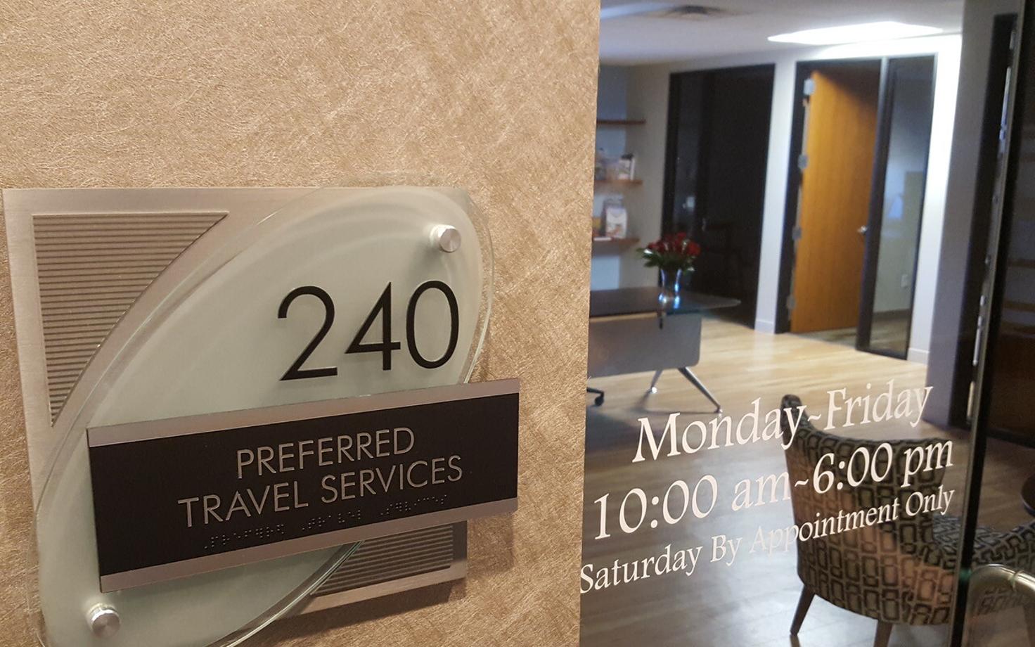 Офис Preferred Travel Services - дочерней фирмы Estravel в США.