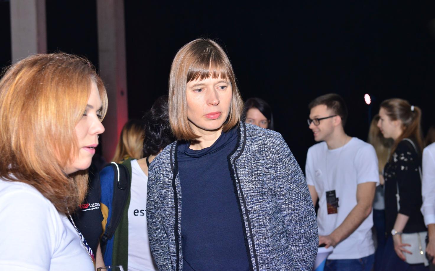 Керсти Кальюлайд на конференции TEDxLasnamäe.