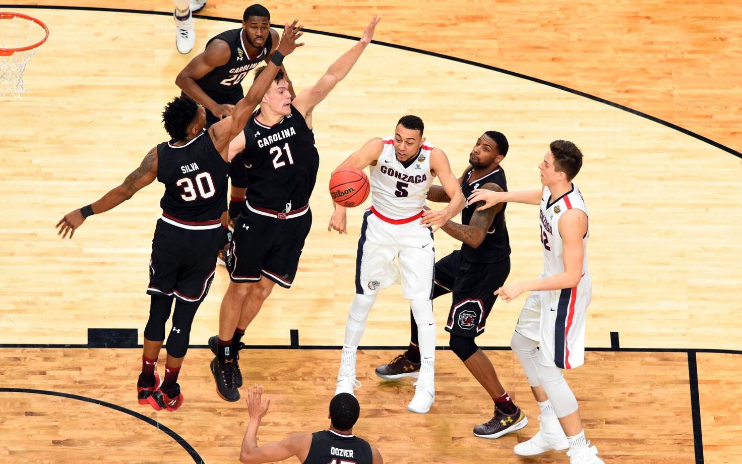 NCAA turniiri poolfinaal South Carolina - Gonzaga