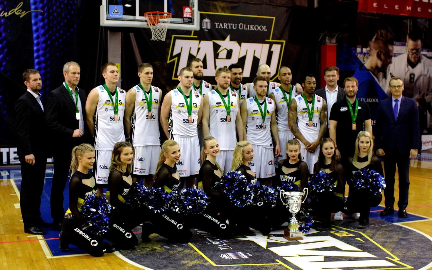 Korvpalli Balti liiga pronksi võitis Tartu Ülikooli korvpallimeeskond