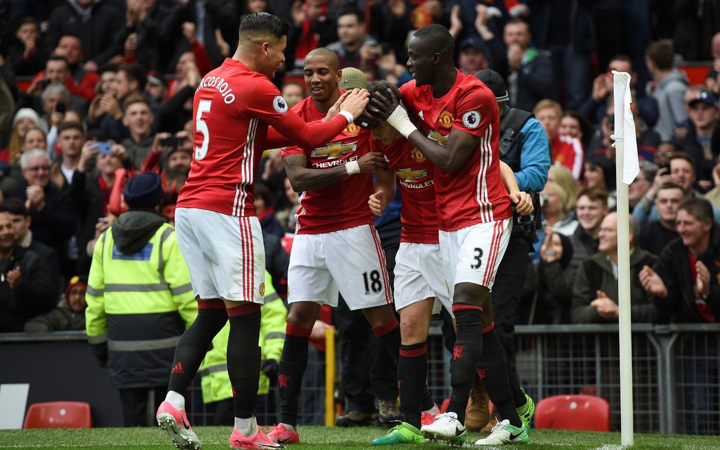 Manchester United tähistab Ander Herrera väravat
