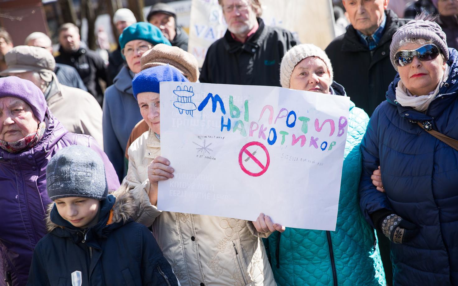 protest Sitsi tänaval