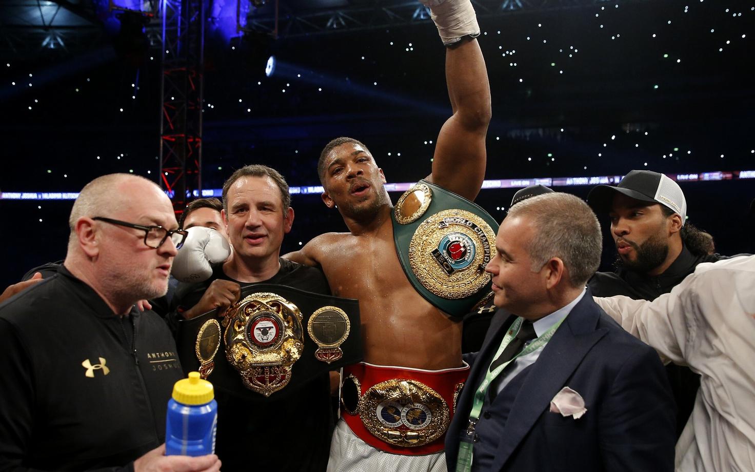 Profipoksi raskekaalu tiitlimatš Anthony Joshua ja Vladimir Klitško vahel