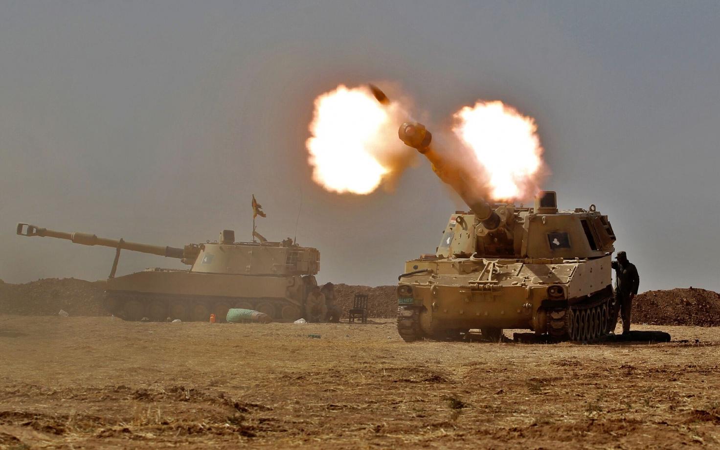 Liikurhaubits M109 Iraagi armee kasutuses.