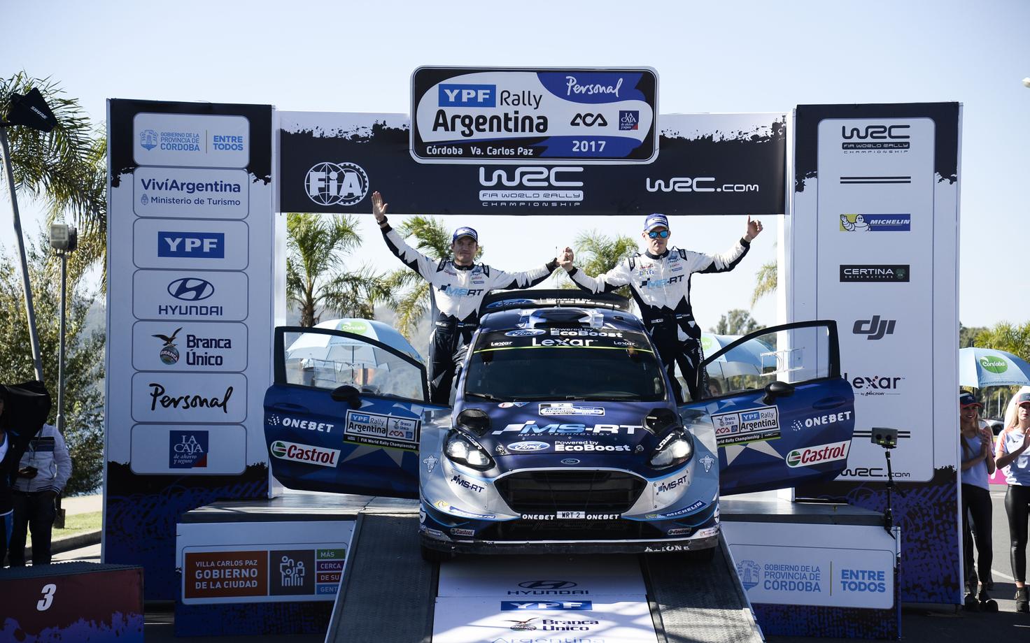 Martin Järveoja ja Ott Tänak Argentina MM-rallil