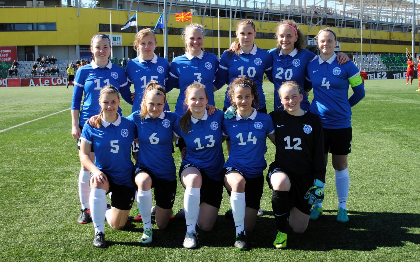 Eesti neidude U-19 jalgpallikoondis