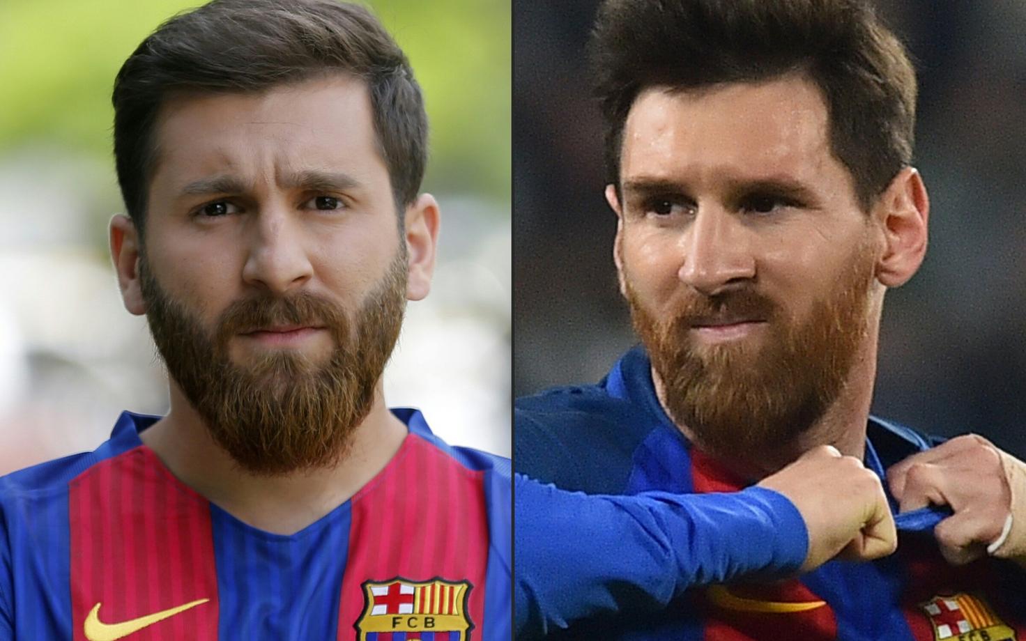 Reza Parastesh ja Lionel Messi