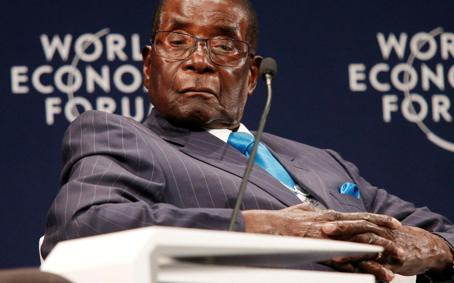 Zimbabwe president Robert Mugabe 4. mail Durbanis konverentsil.