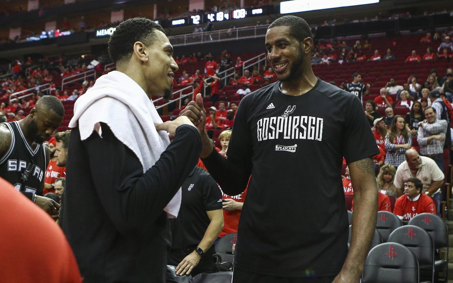 Danny Green ja LaMarcus Aldridge (San Antonio Spurs)