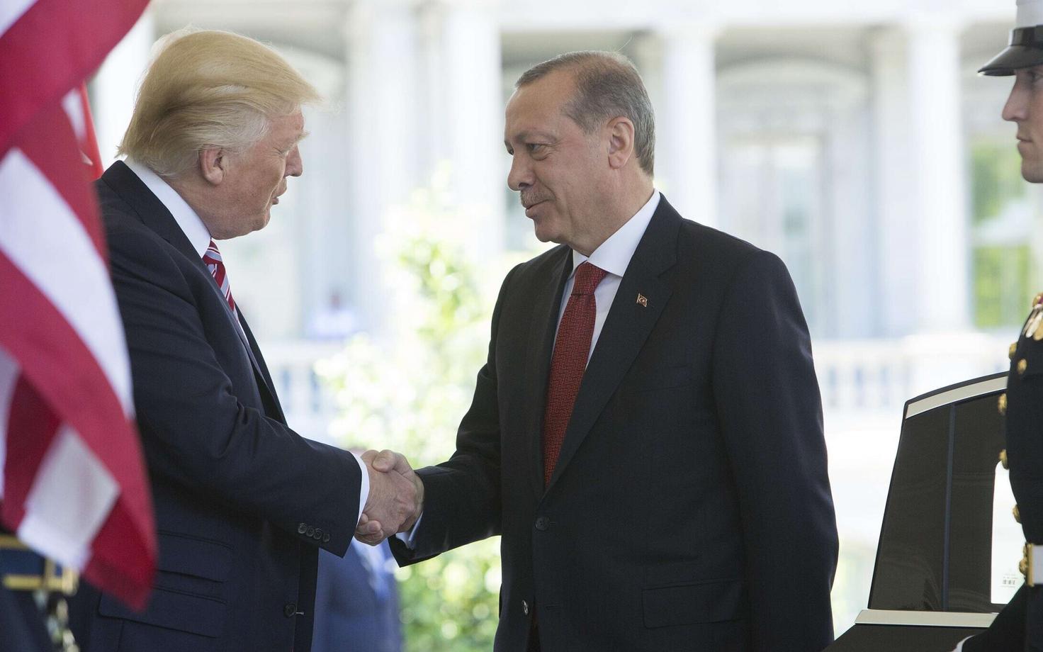 Trump ja Erdogan Washingtonis.