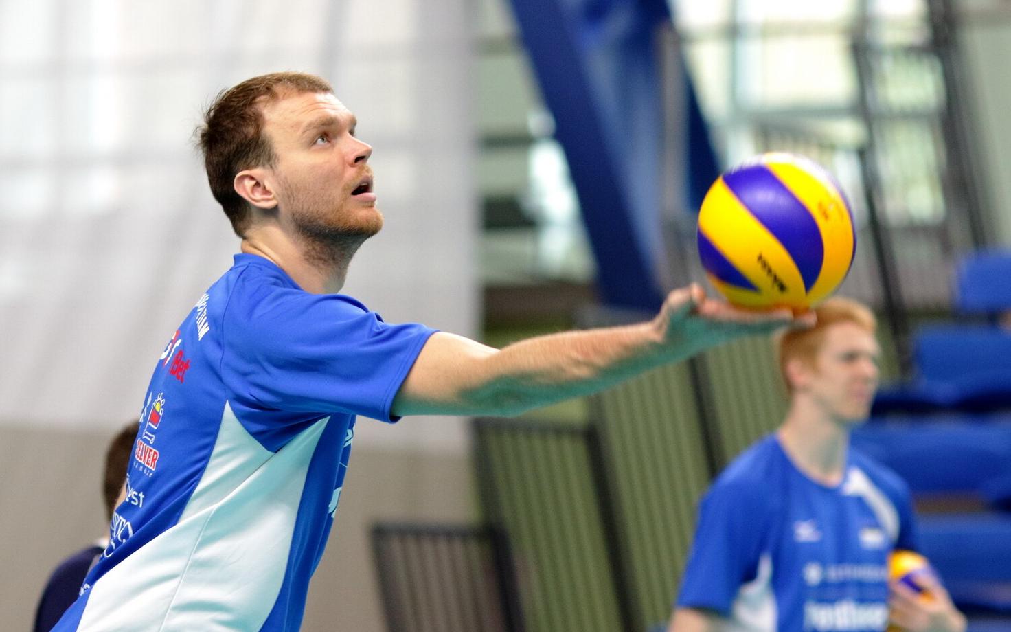 Eesti võrkpallikoondise treening / Oliver Venno