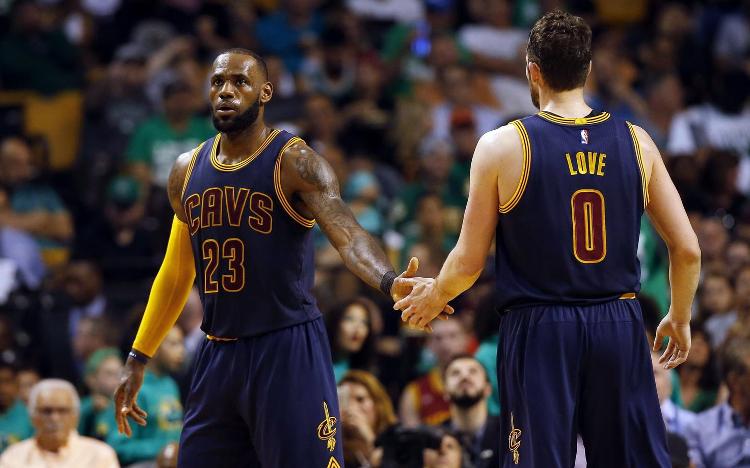 LeBron James ja Kevin Love