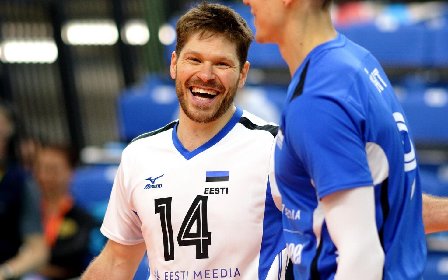 Võrkpalli MM-valikmäng Eesti - Rumeenia / Rait Rikberg