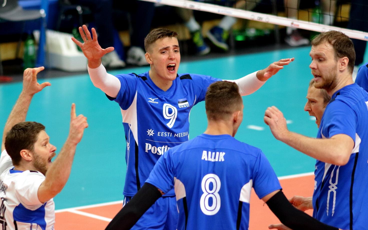 Võrkpalli MM-valikmäng Eesti - Rumeenia / Robert Täht