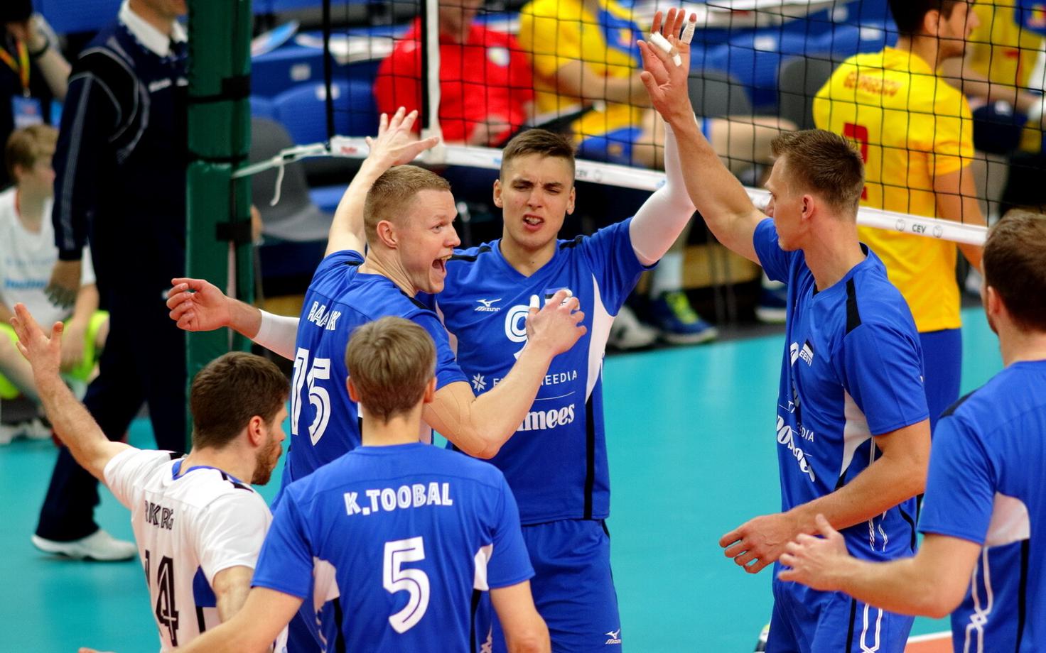 Võrkpalli MM-valikmäng Eesti - Rumeenia / Eesti võrkpallikoondis