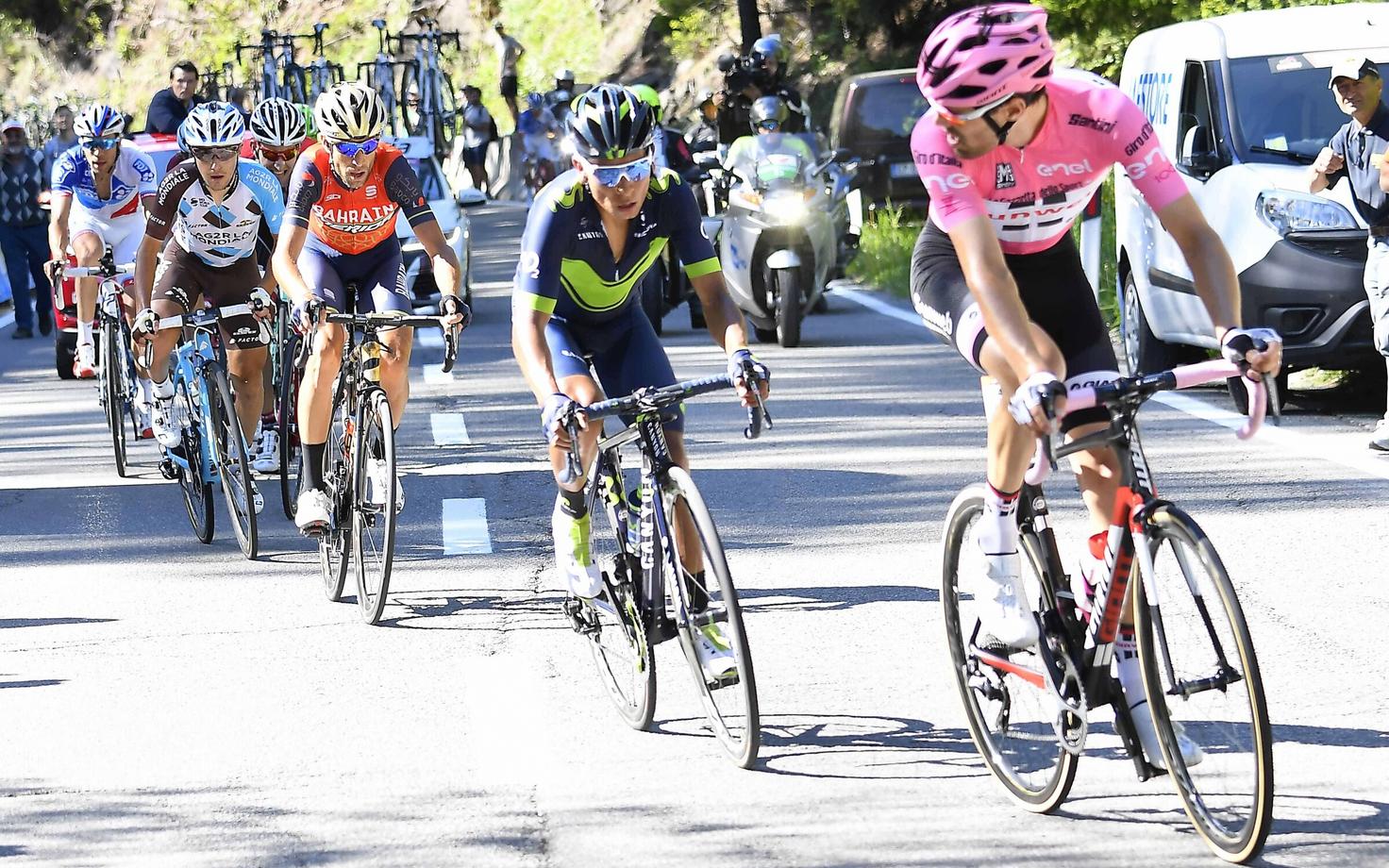 Tom Dumoulin ja Nairo Quintana