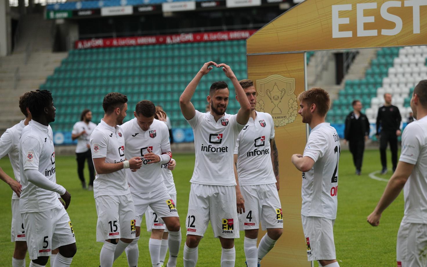 Jalgpalli karikafinaal FCI Tallinn - Tartu Tammeka