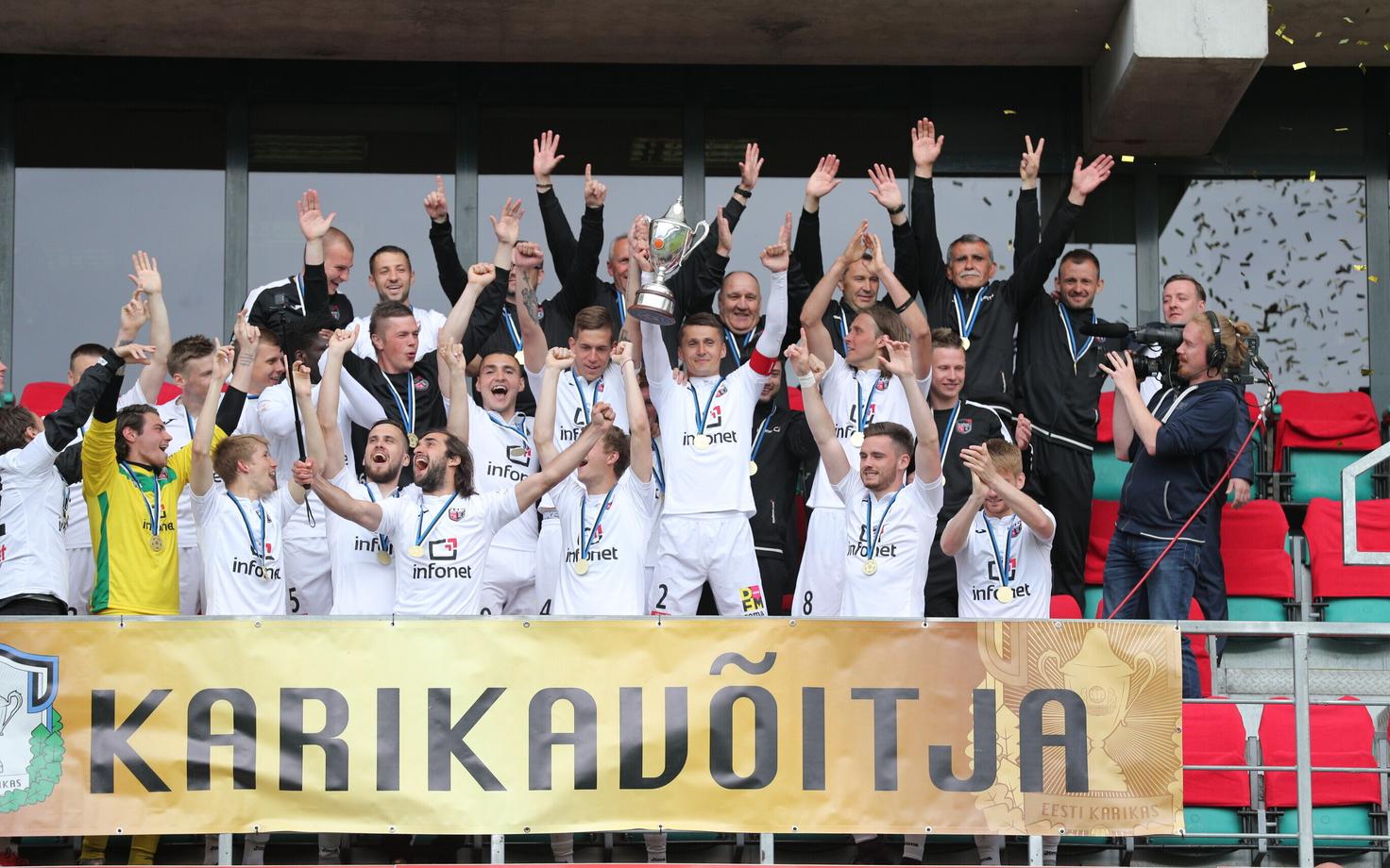 Jalgpalli karikafinaal FCI Tallinn - Tartu Tammeka