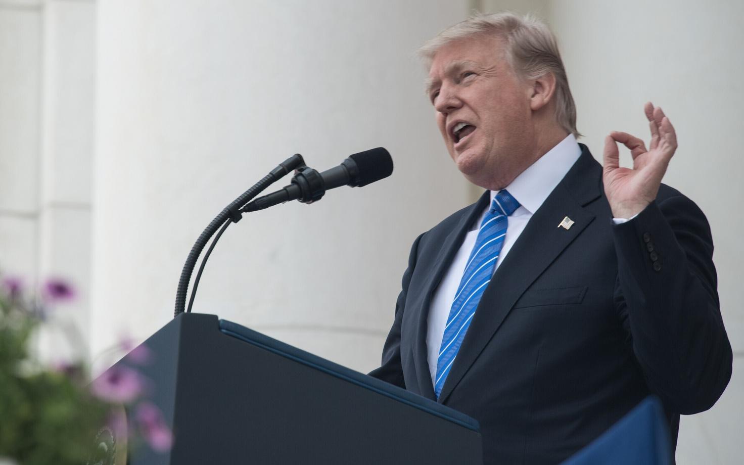 USA president Donald Trump.