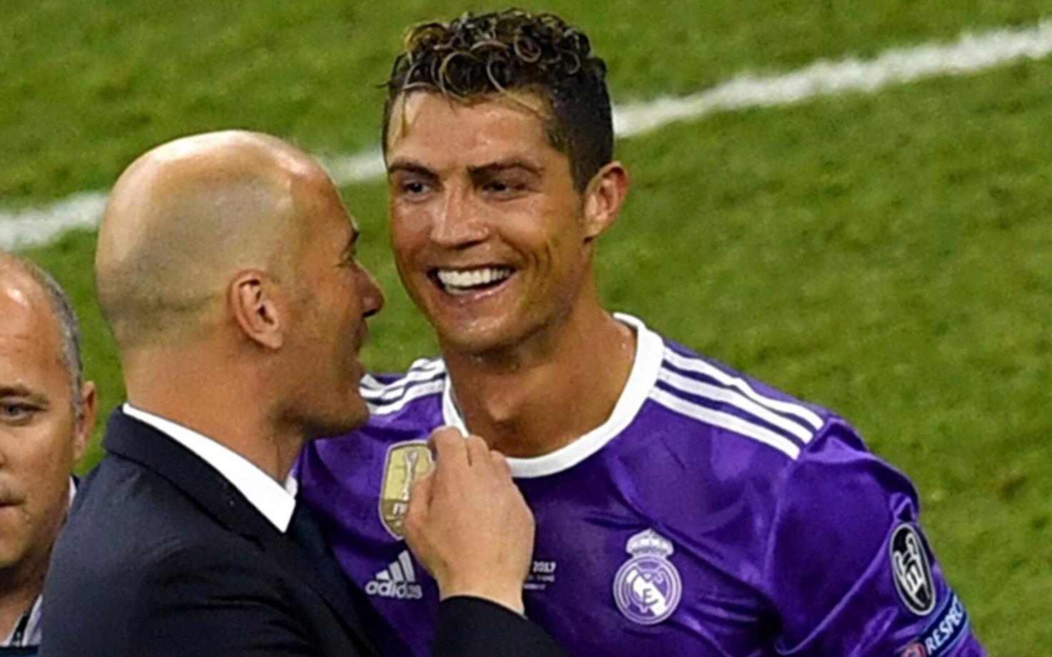 Zinedine Zidane ja Cristiano Ronaldo