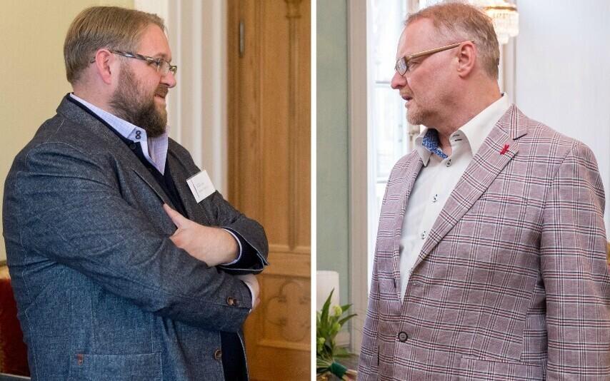 Anvar Samost ja Hans H. Luik