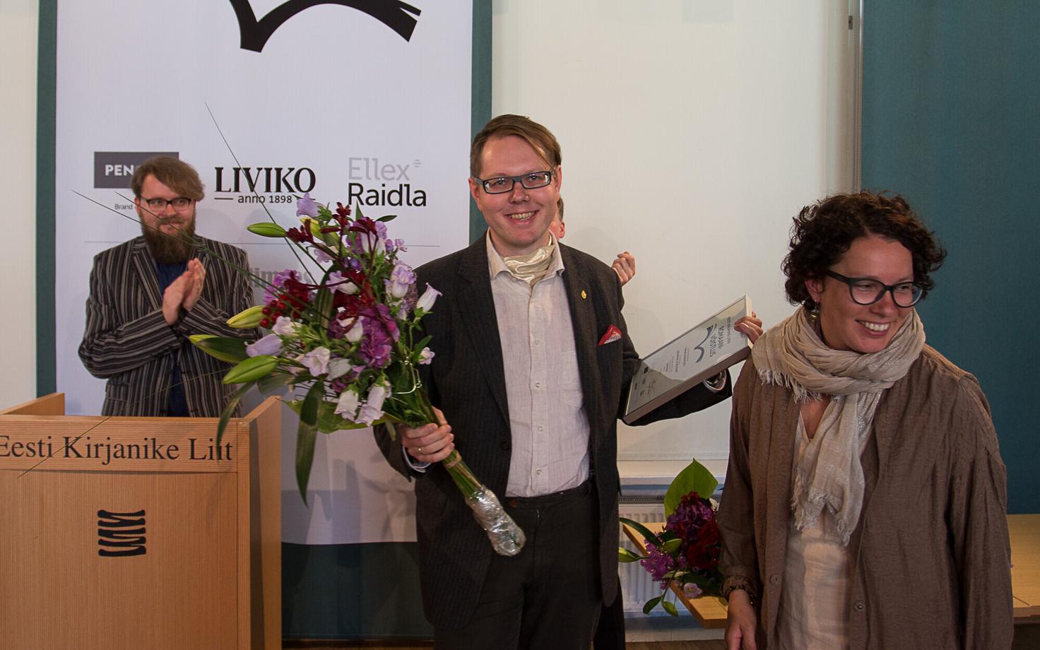EKLi romaanivõistluse 2017 võitja Vahur Afanasjev.