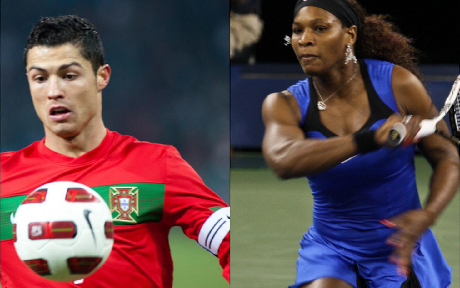 Cristiano Ronaldo ja Serena Williams on spordimaailma superstaarid, kelle tegutsemist spordiareenil ja väljaspool selle piire jälgivad pea miljonid silmapaarid.