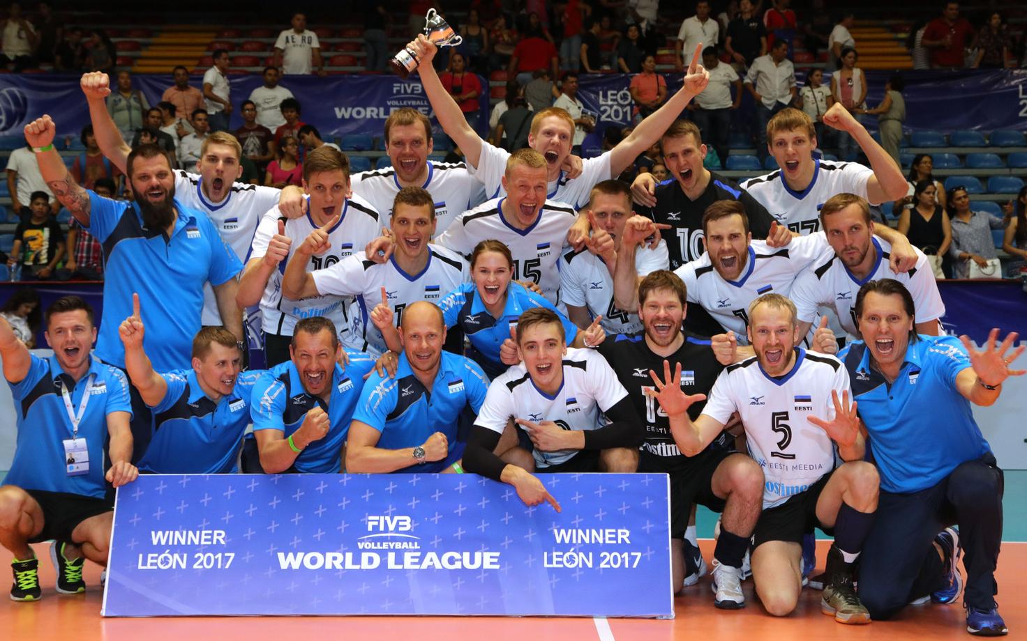 Eesti võrkpallikoondis võitis Maailmaliiga kolmanda tugevusgrupi.