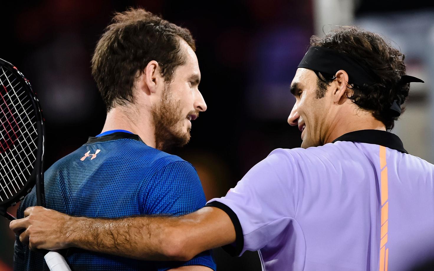 Andy Murray ja Roger Federer