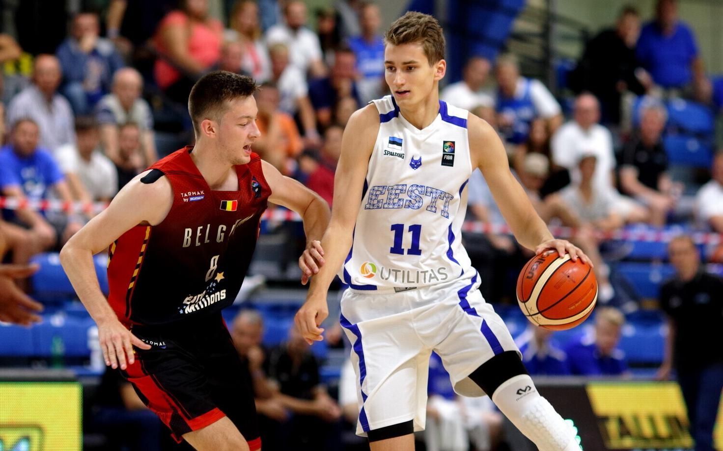 Korvpalli U-18 EM: Eesti - Belgia / Henri Drell