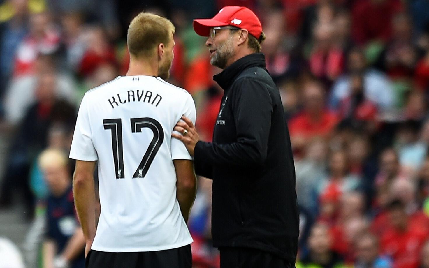 Ragnar Klavan ja peatreener Jürgen Klopp