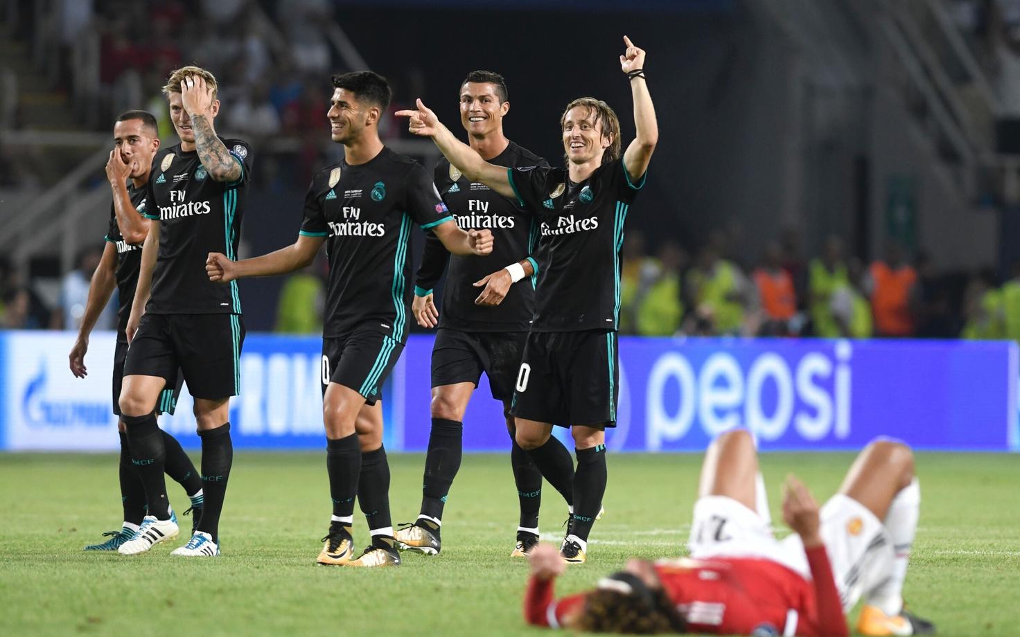 Madridi Real alistas UEFA superkarikafinaalis Manchester Unitedi