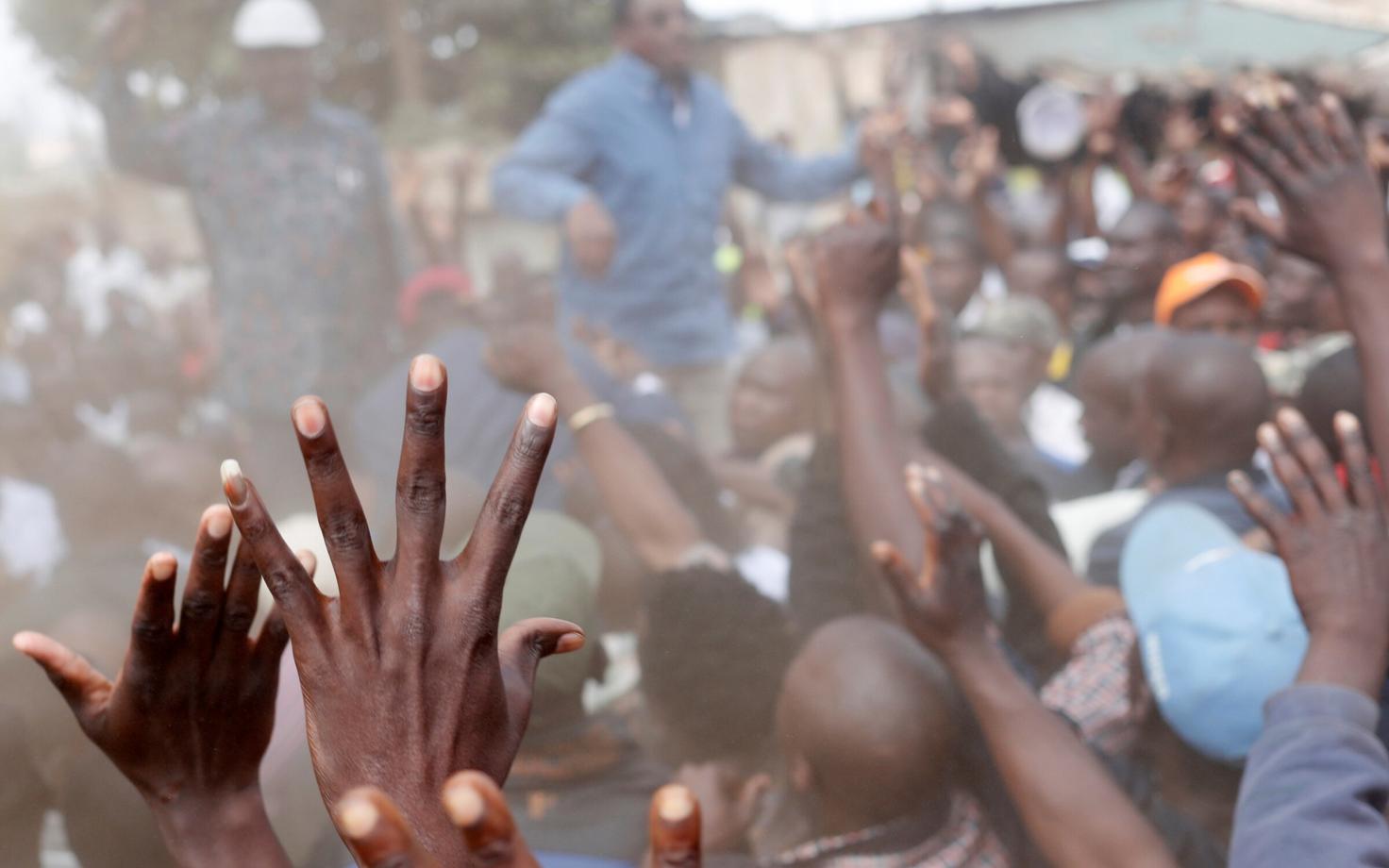 Nairobis Kibera slummis.