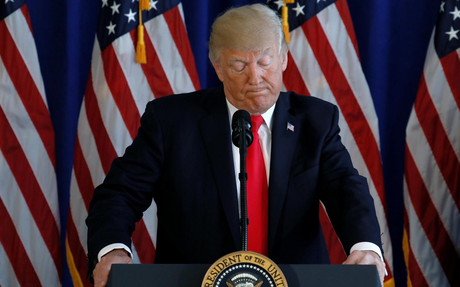 President Trump tegemas avaldust Charlottesville'i teemal.
